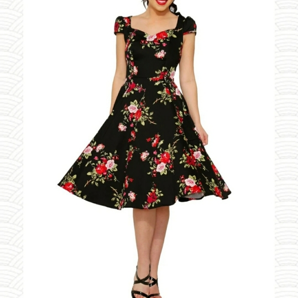 Hearts and Roses Dresses & Skirts - Royal Ballet Swing Dress in Black 'NWT'